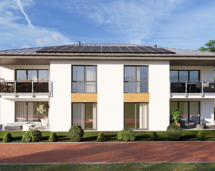 Exklusive-Eigentumswohnungen-in-Toenning-an-der-Nordsee-Gartenansicht_Haus-A
