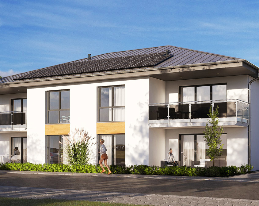 Exklusive-Eigentumswohnungen-in-Toenning-an-der-Nordsee-Strassenansicht_Haus-B